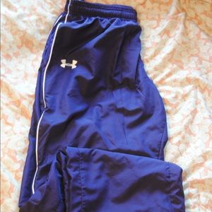 Under Armour track pants motorcycle pants